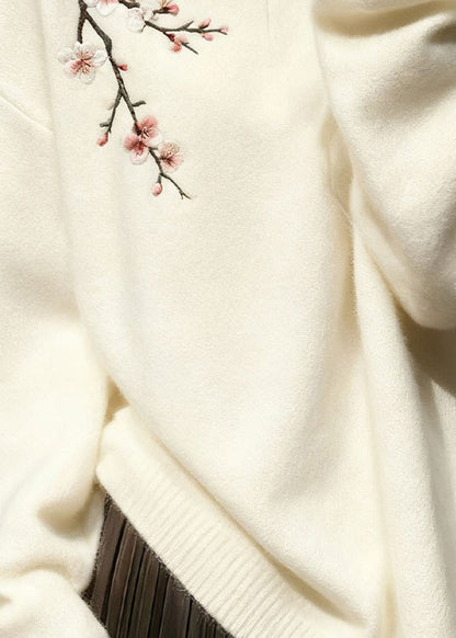 A Vintage Style Sweater with Delicate Timeless Details