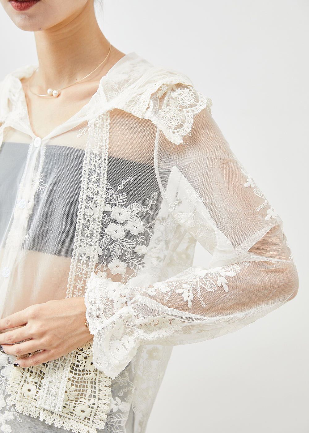 A Vintage Style Coat with Delicate Timeless Details