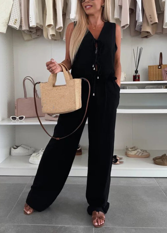A Vintage Style Pants with Delicate Timeless Details