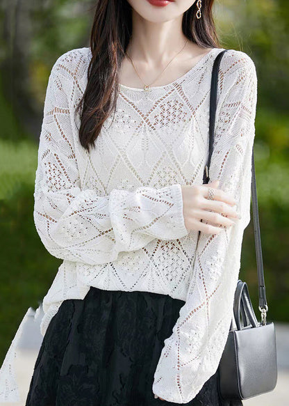 A Vintage Style Sweater with Delicate Timeless Details