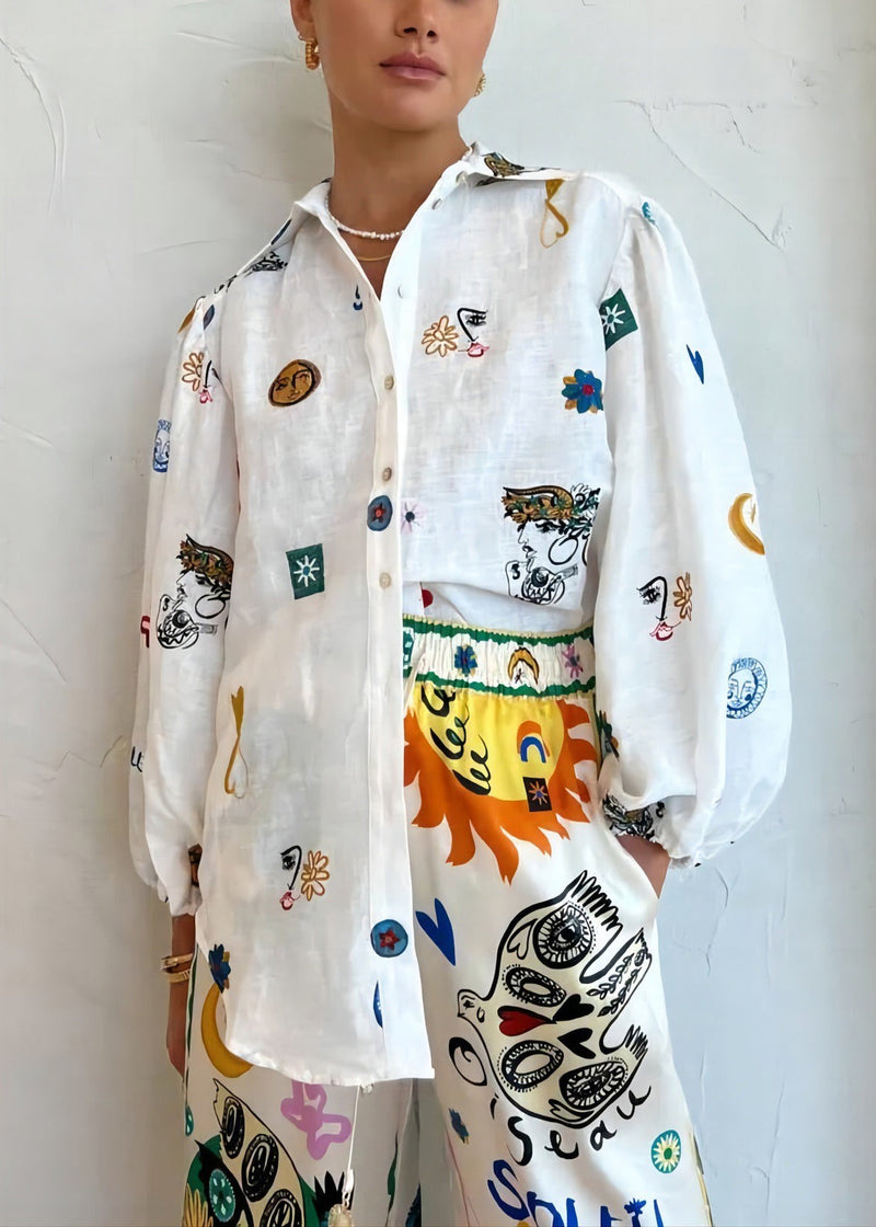 Vintage Inspired Blouse with a Contemporary Edge