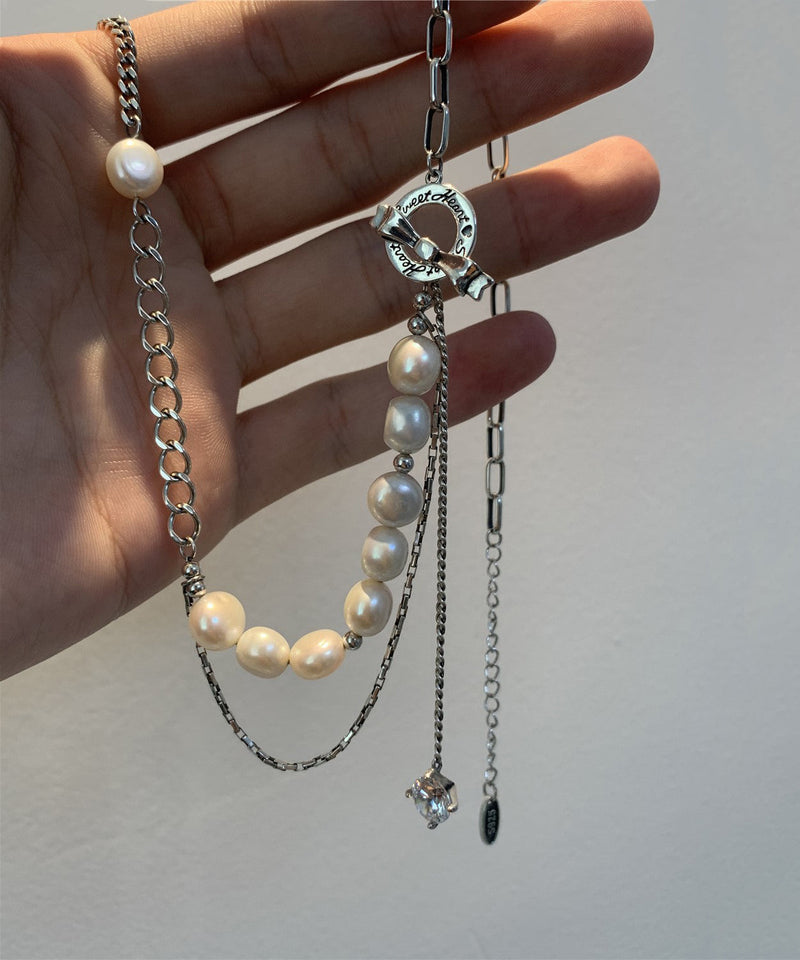 Delicate Artisan Pearl Necklace