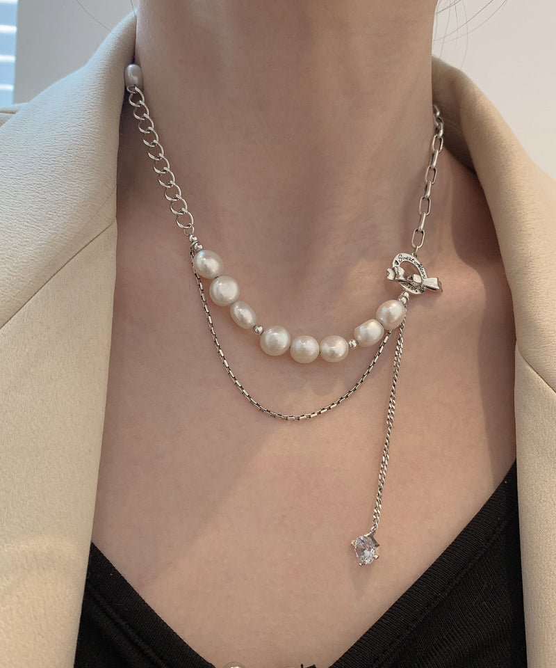 Delicate Artisan Pearl Necklace