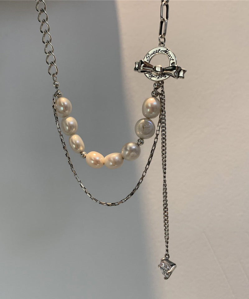 Delicate Artisan Pearl Necklace