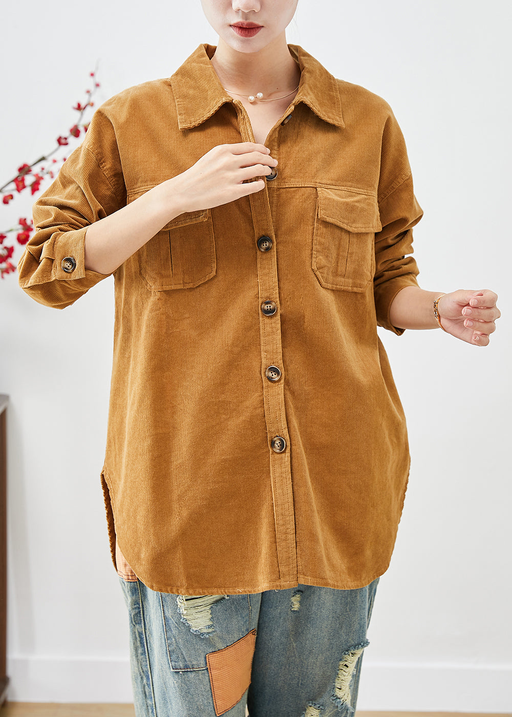 A Vintage Style Coat with Delicate Timeless Details