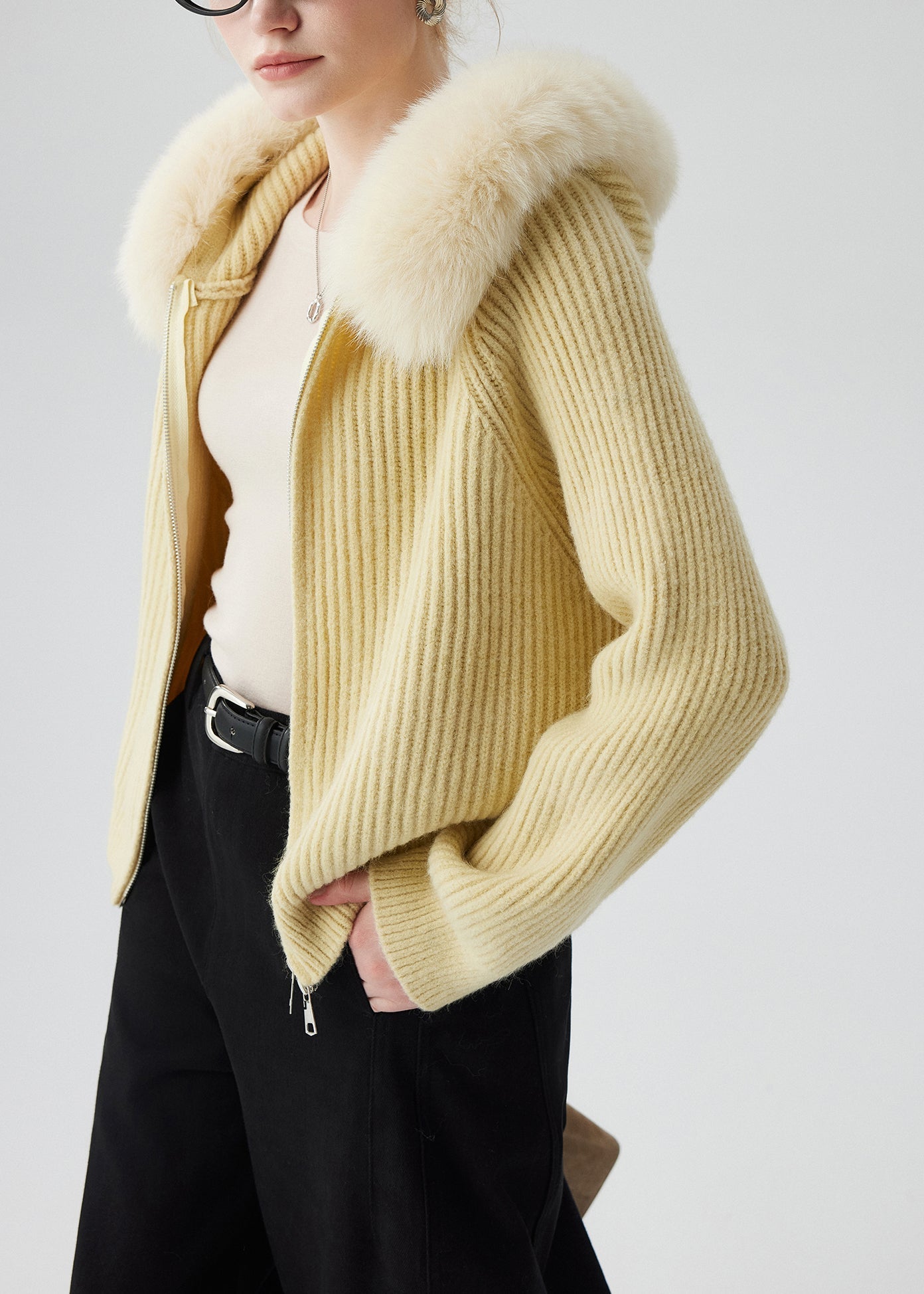 A Vintage Style Cardigan with Delicate Timeless Details