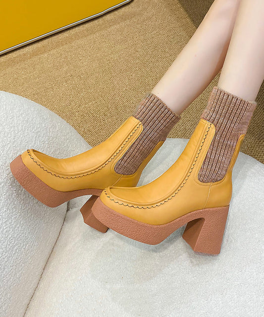 Chic Orthopedic Boots with Unique Design
