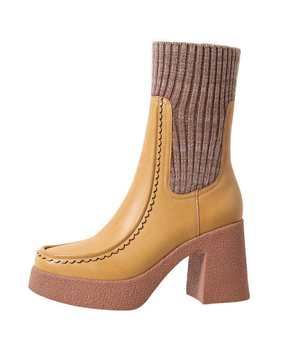 Chic Orthopedic Boots with Unique Design
