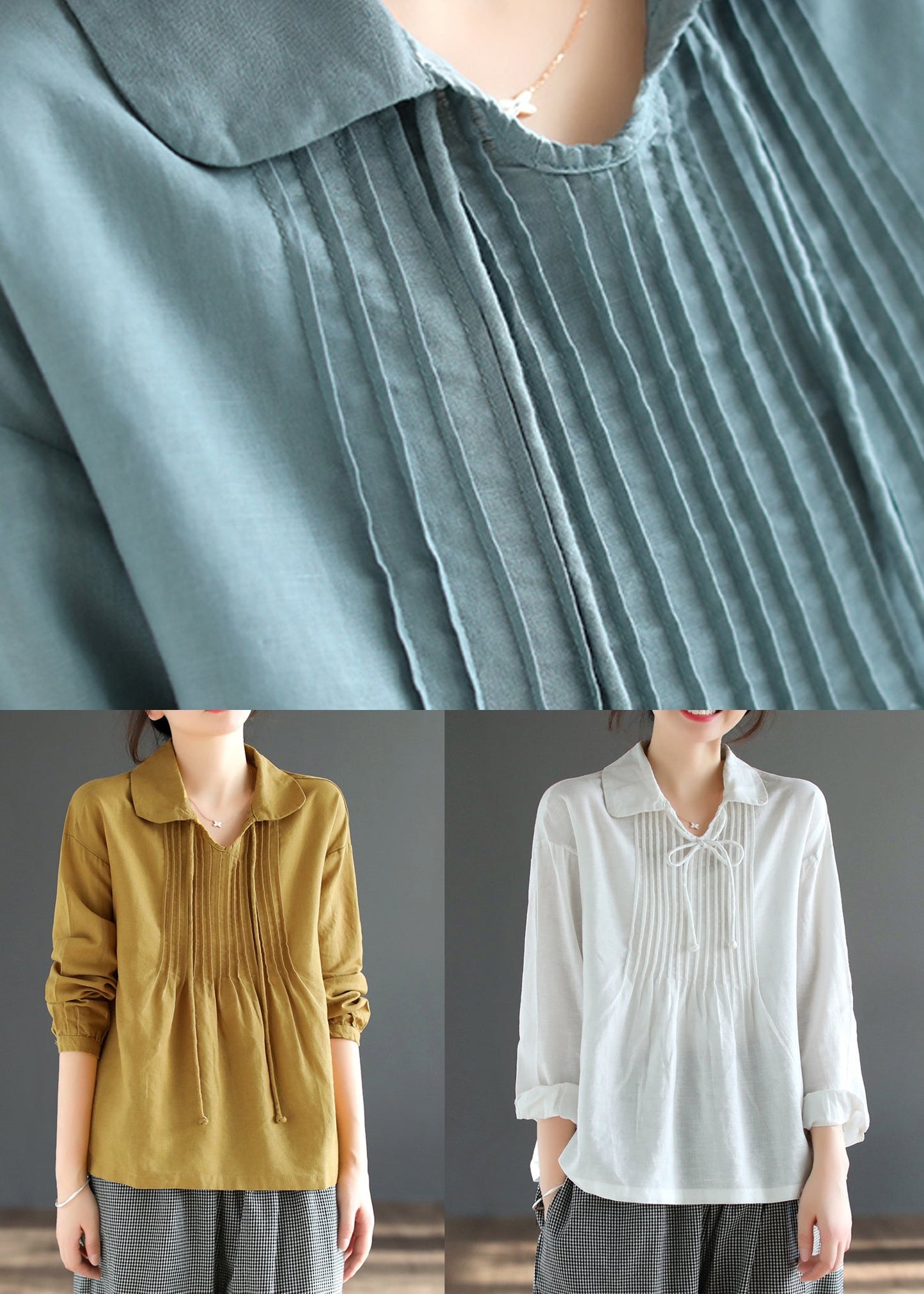Classic Vintage Blouse with a Flattering Fit