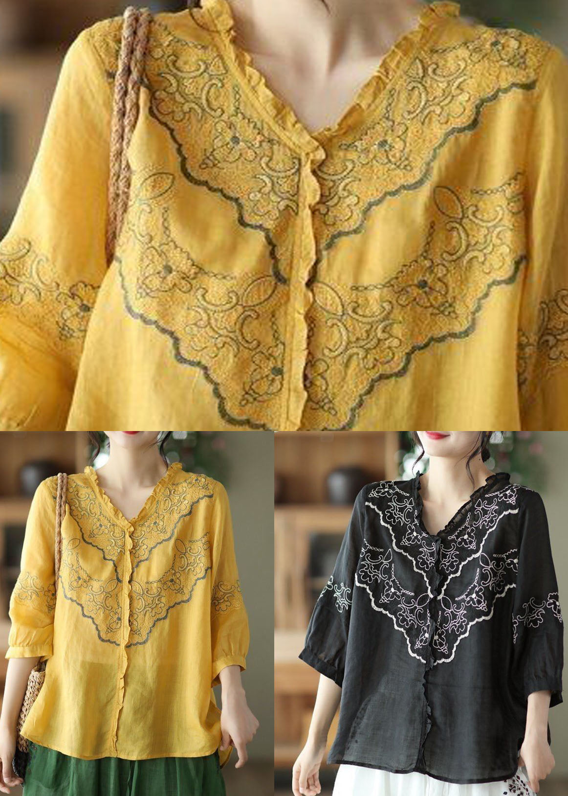 Well Tailored Top with a Graceful Silhouette
