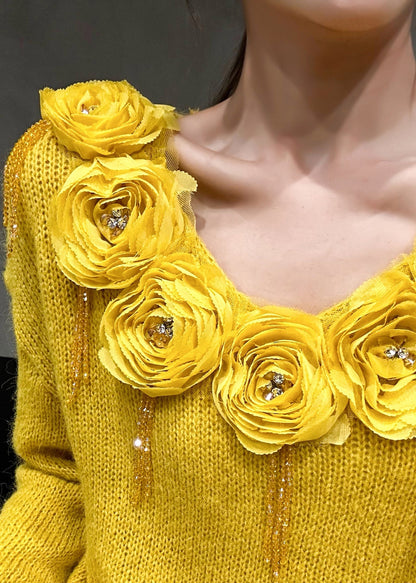Vintage Inspired Sweater with a Contemporary Edge