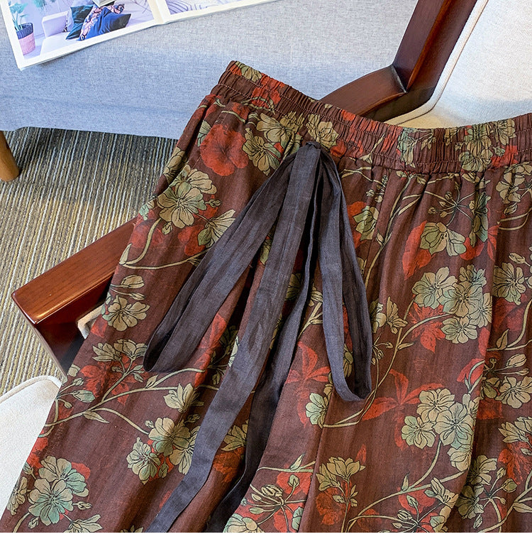 A Vintage Style Pants with Delicate Timeless Details