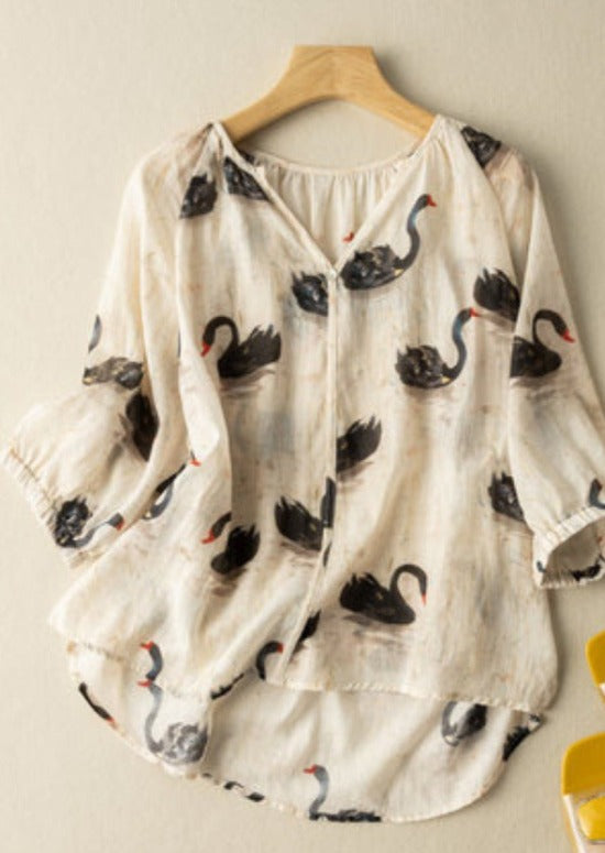 Vintage Inspired Blouse with a Contemporary Edge