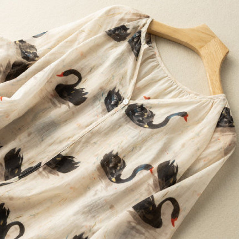 Vintage Inspired Blouse with a Contemporary Edge