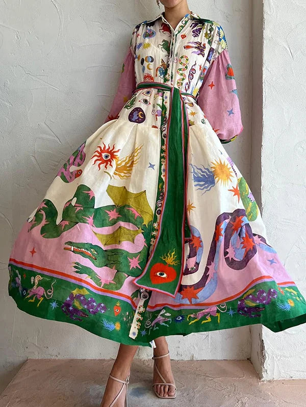 Classic Vintage Dress with a Flattering Fit