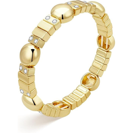 Geometric Bead Bracelet