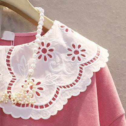A Vintage Style Pullover with Delicate Timeless Details
