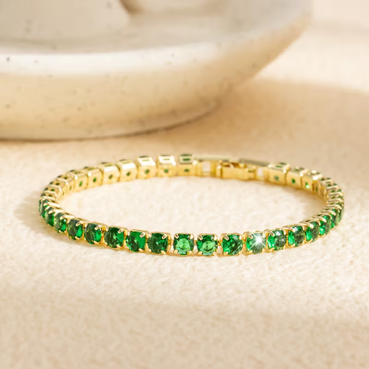 Evergreen Tennis Bracelet