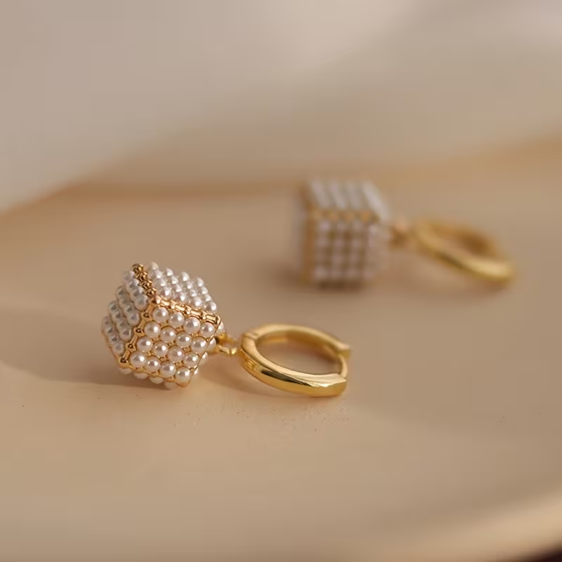 Charmerende Perle Ørering til enhver lejlighed