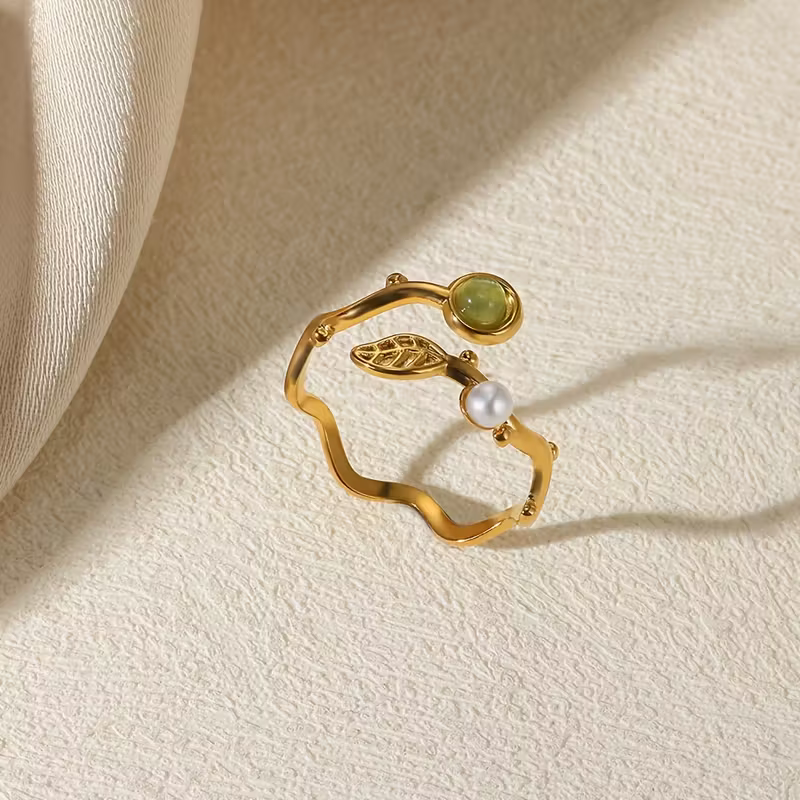 Charmerende Perle Ring til enhver lejlighed