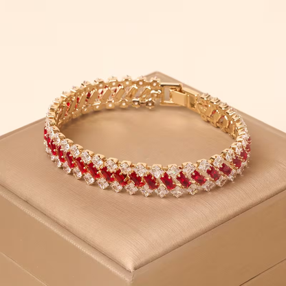 Ruby Lattice Bracelet