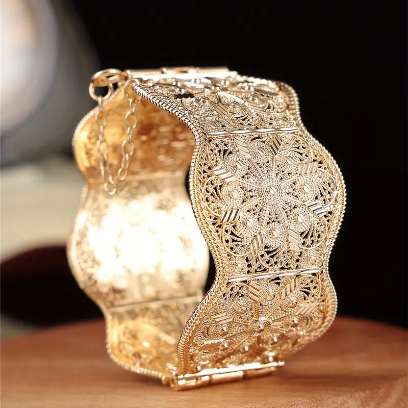 Håndlavet vintage Guld Armbånd