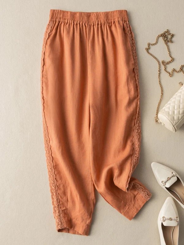A Vintage Style Pants with Delicate Timeless Details