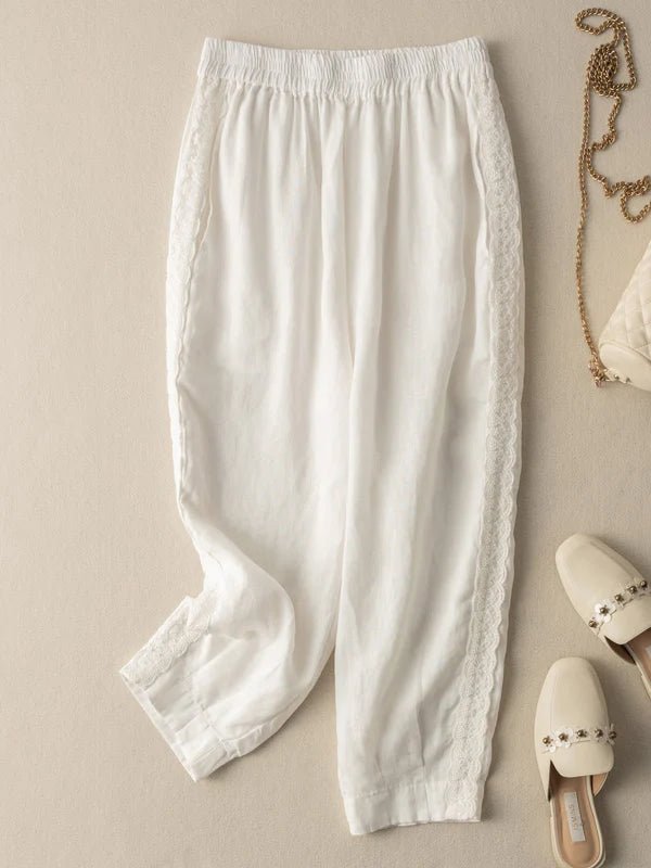 A Vintage Style Pants with Delicate Timeless Details