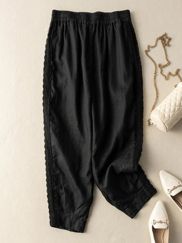 A Vintage Style Pants with Delicate Timeless Details