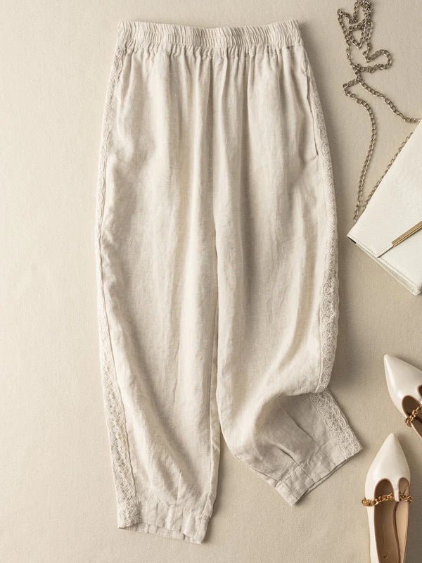 A Vintage Style Pants with Delicate Timeless Details