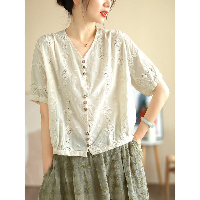 Beautifully Finished Blouse in a Timeless Design