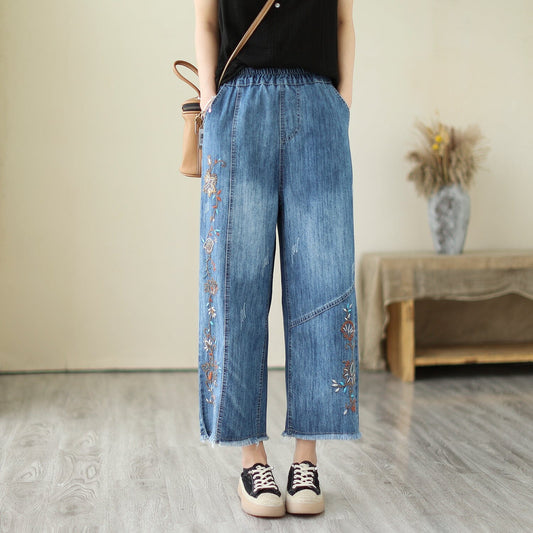 A Vintage Style Pants with Delicate Timeless Details
