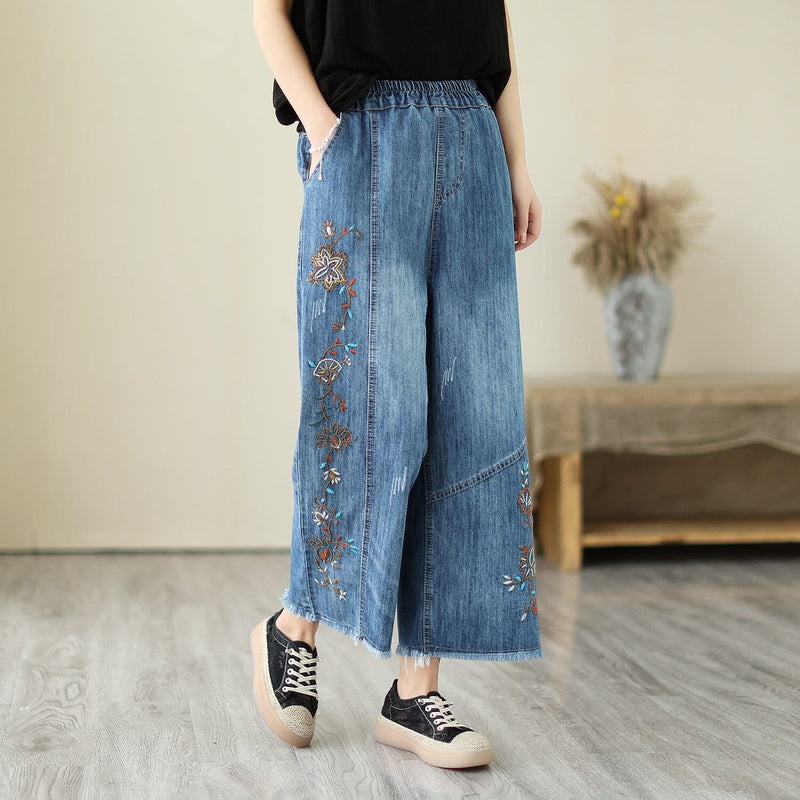 A Vintage Style Pants with Delicate Timeless Details