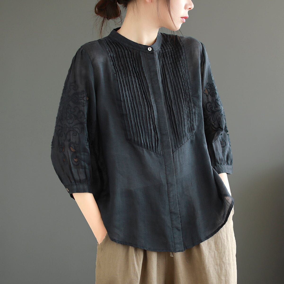 Vintage Inspired Blouse with a Contemporary Edge