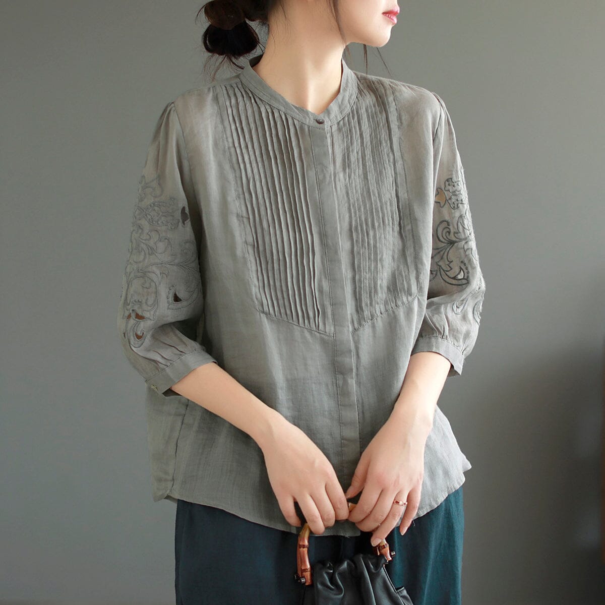 Vintage Inspired Blouse with a Contemporary Edge