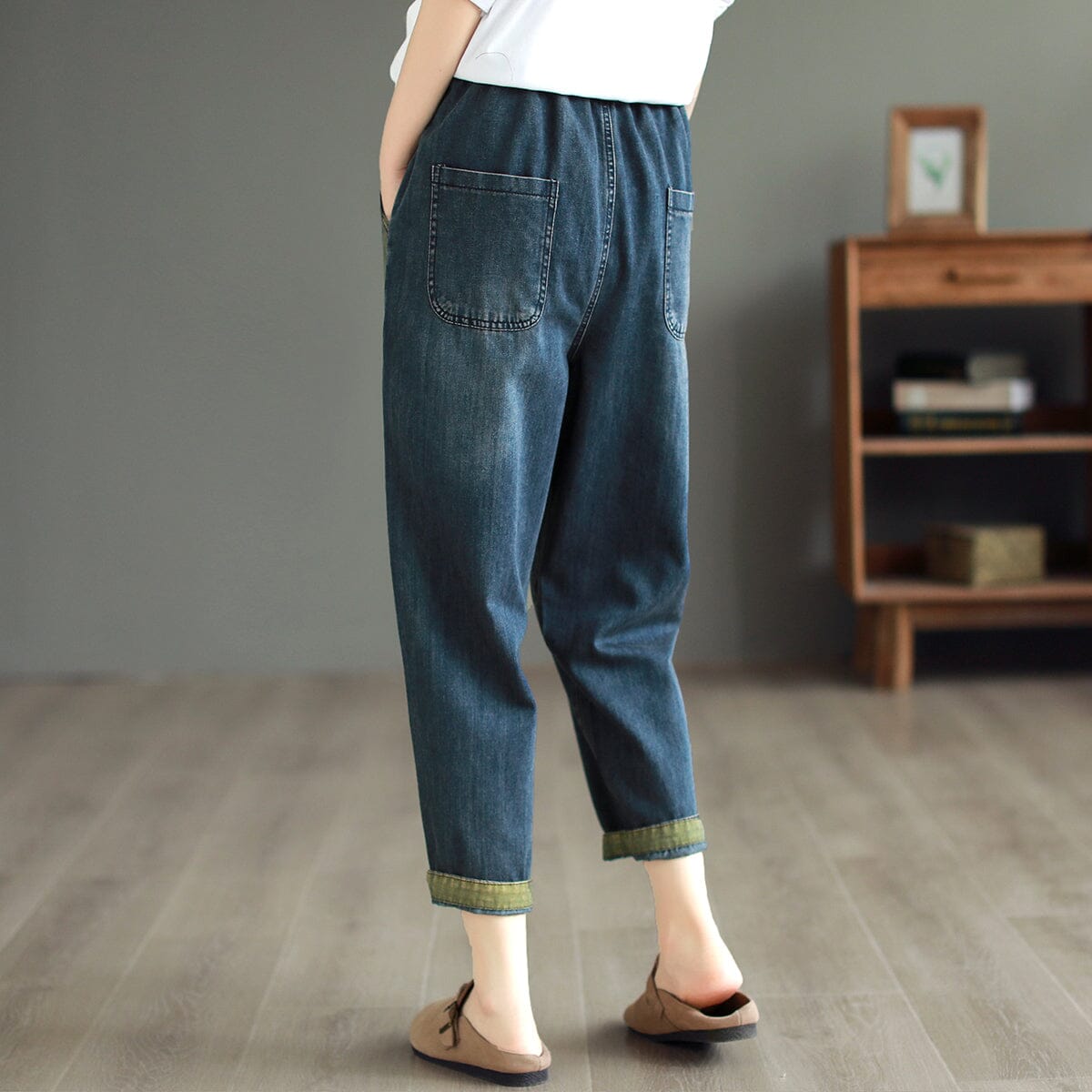 A Vintage Style Pants with Delicate Timeless Details