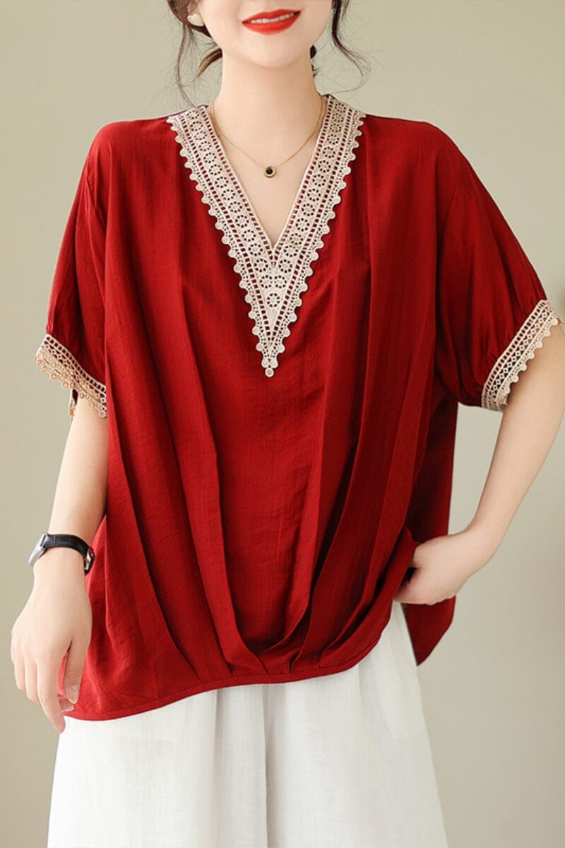 Gracefully Styled Top for Any Occasion