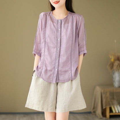 A Vintage Style Blouse with Delicate Timeless Details