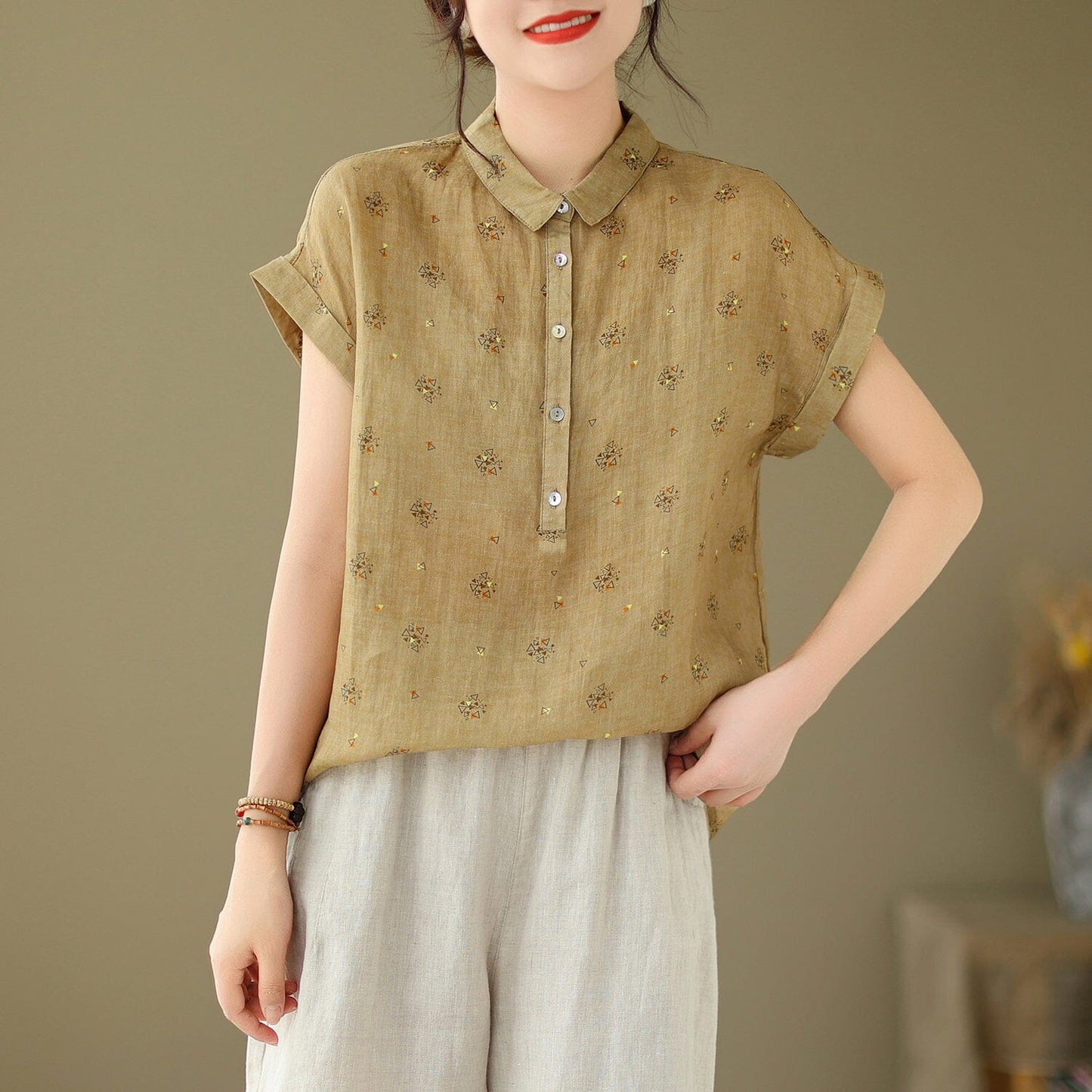A Vintage Style Top with Delicate Timeless Details