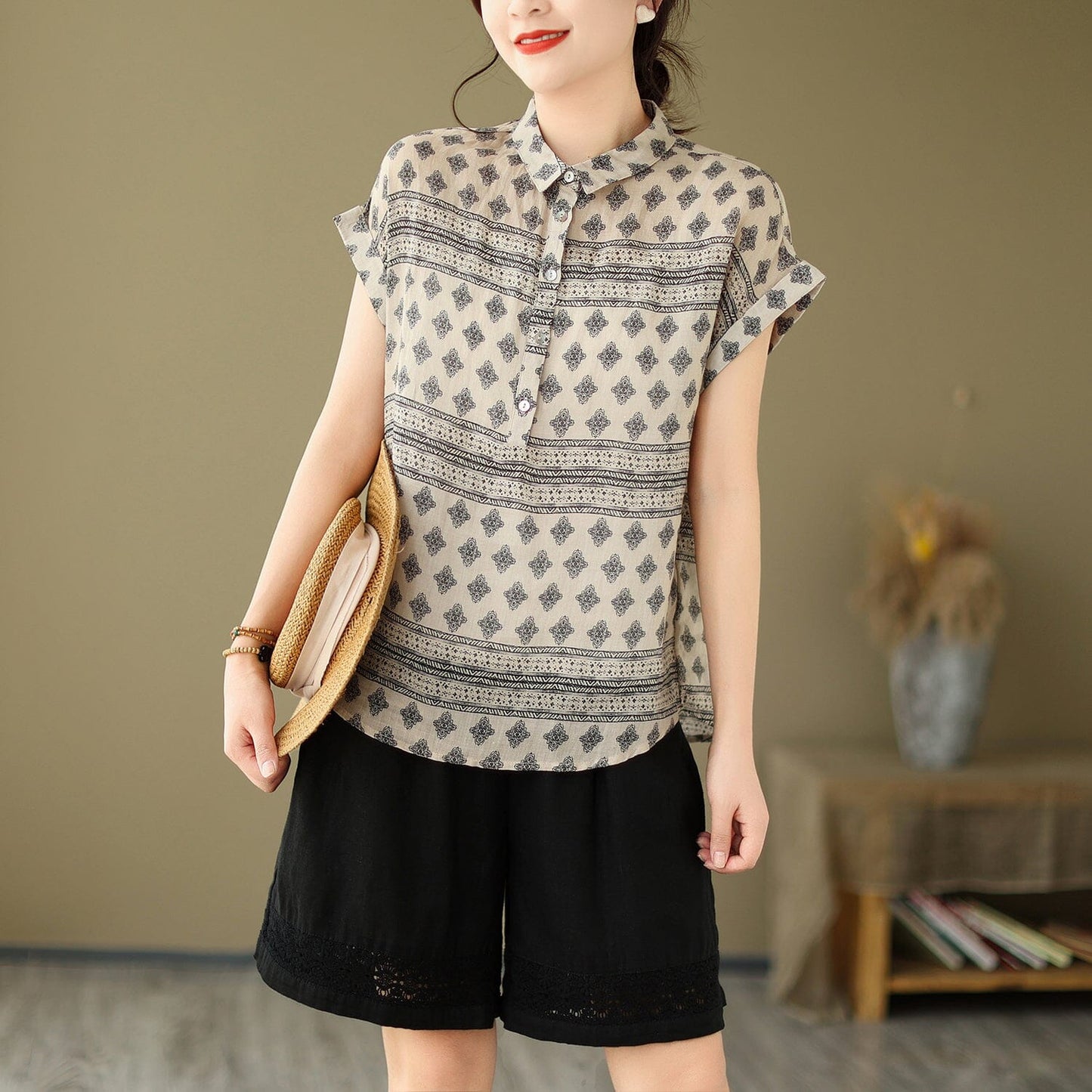 A Vintage Style Top with Delicate Timeless Details