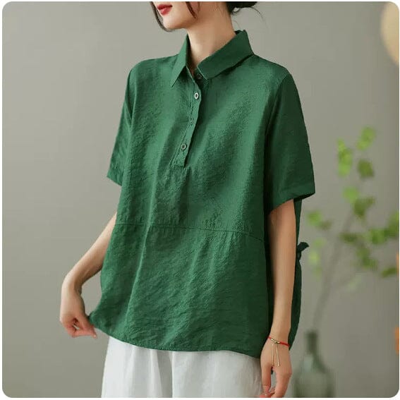 Classic Vintage Blouse with a Flattering Fit