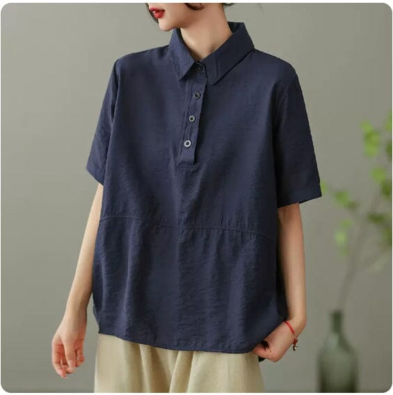 Classic Vintage Blouse with a Flattering Fit